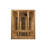 Dynamic Bellevue 3-Person FAR Infrared Sauna with Bluetooth in Canadian Hemlock