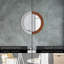 Huldar Glass Flat Wall Mirror