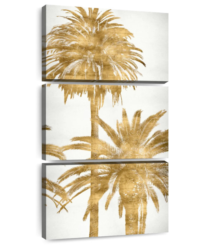 Golden Palms Panel IV