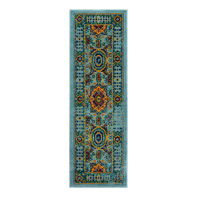 Erltrud Oriental Indoor Rug, Rectangle 7'10" x 10'