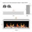 Foyer électrique intelligent 58 "ZEF58V de Latitude Liedeer Homes | Fixation murale et encastrée ultra-mince | Multi-flammes HD, bûches respirantes, contrôle des applications-1420253684