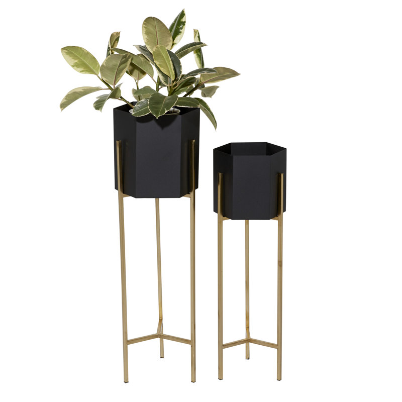 Ensemble de pots à fleurs 100% fer Hyun