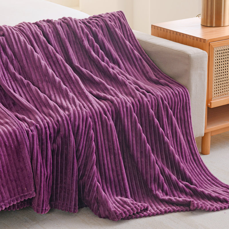 Couverture unie, Très grand, Mauve