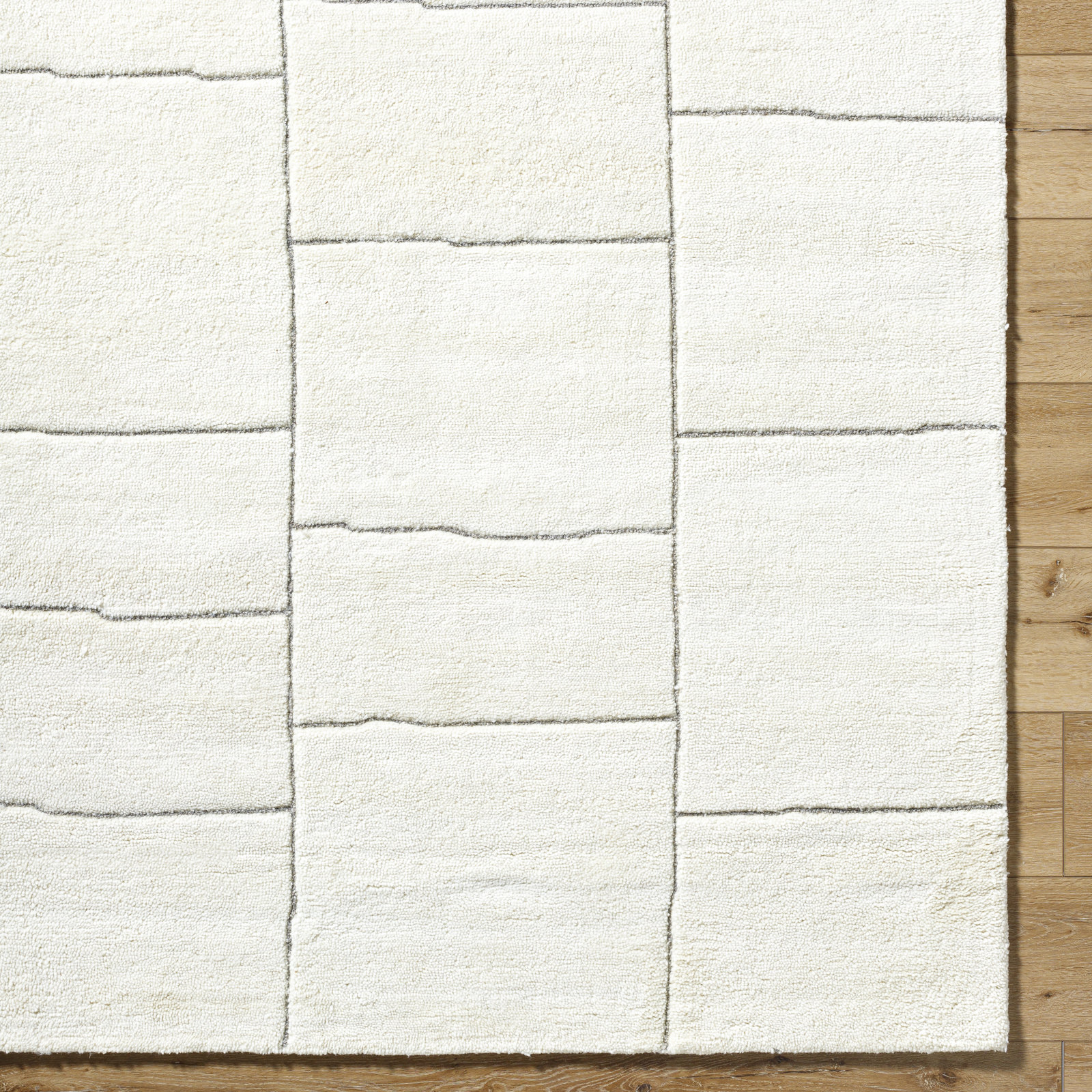 Hand-Tufted Geometric Rug, Rectangle 8' x 10'