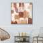 «Warm Abstract - 2» par Willowbrook, art mural encadré