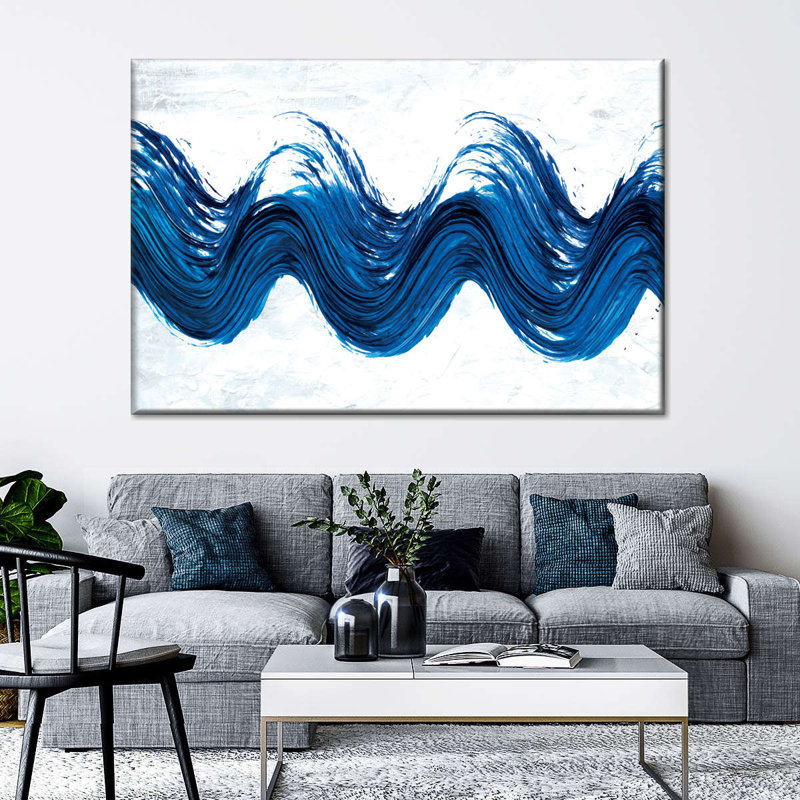 Wave Abstract, 36" H x 24" W x 1.25" D
