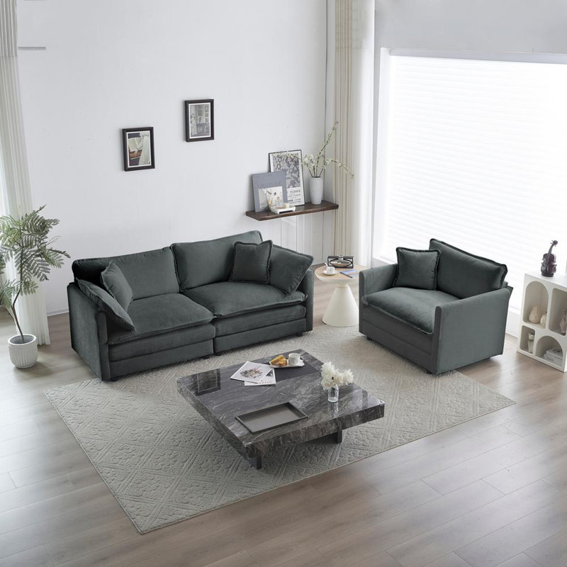 Canapé modulaire (gris)