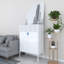 Armoire d'appoint en acier Trevyn-781647885