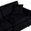 Siège profond surdimensionné, canapé en forme de U en chenille de 6 po, repose-pieds confortable et relaxant, fauteuils de salon modulaires dont 4 modulaires pour un confort maximal, personnalisable