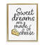 Cadre flottant Sweet Dreams Are Made Of Cheese, design par Susan Ball-1227699022-1227699021