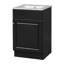 Armoire de meuble-lavabo avec tablette de porte-1365875295