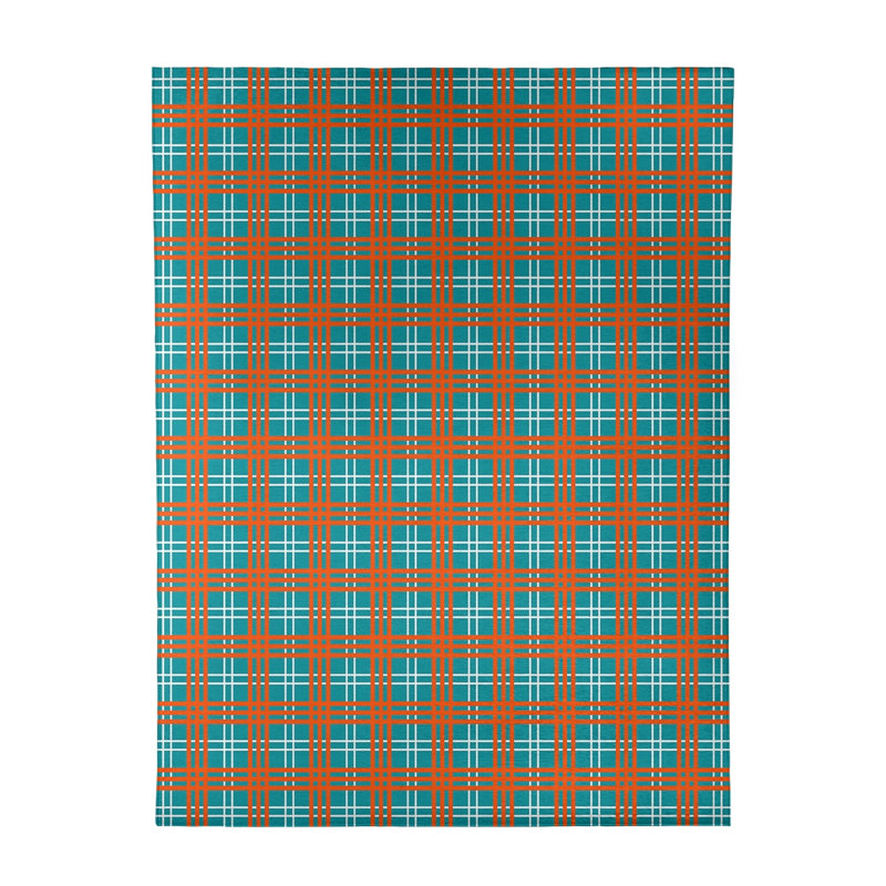 Plaid Indoor Rug, Rectangle 8' x 10'
