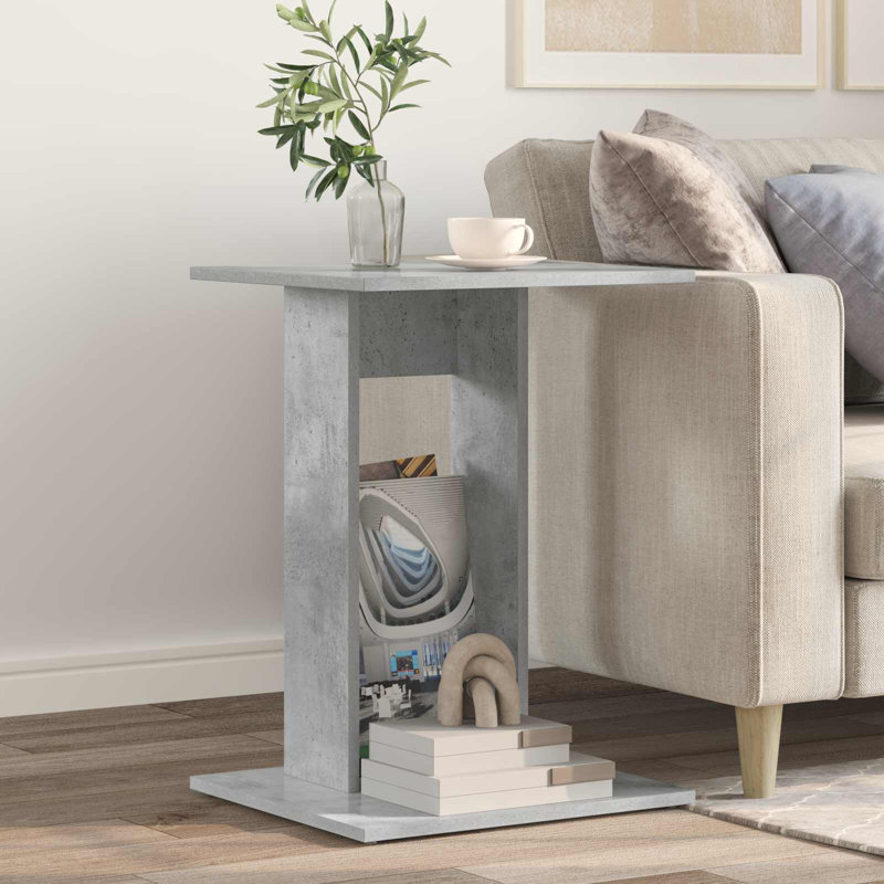 End Table, Concrete Grey