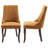 Seita Rayon Cloth Flocking Solid Wood Upholstered Dining Chairs-568567032