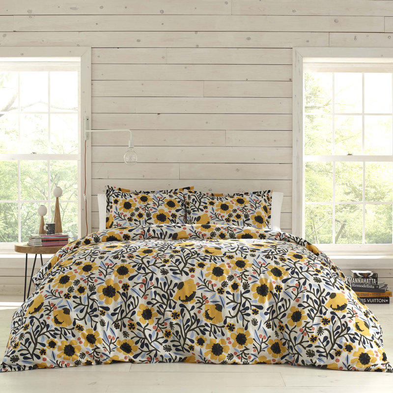 Marimekko Mykero Duvet Cover Set, Twin Duvet Cover + 1 Standard Sham