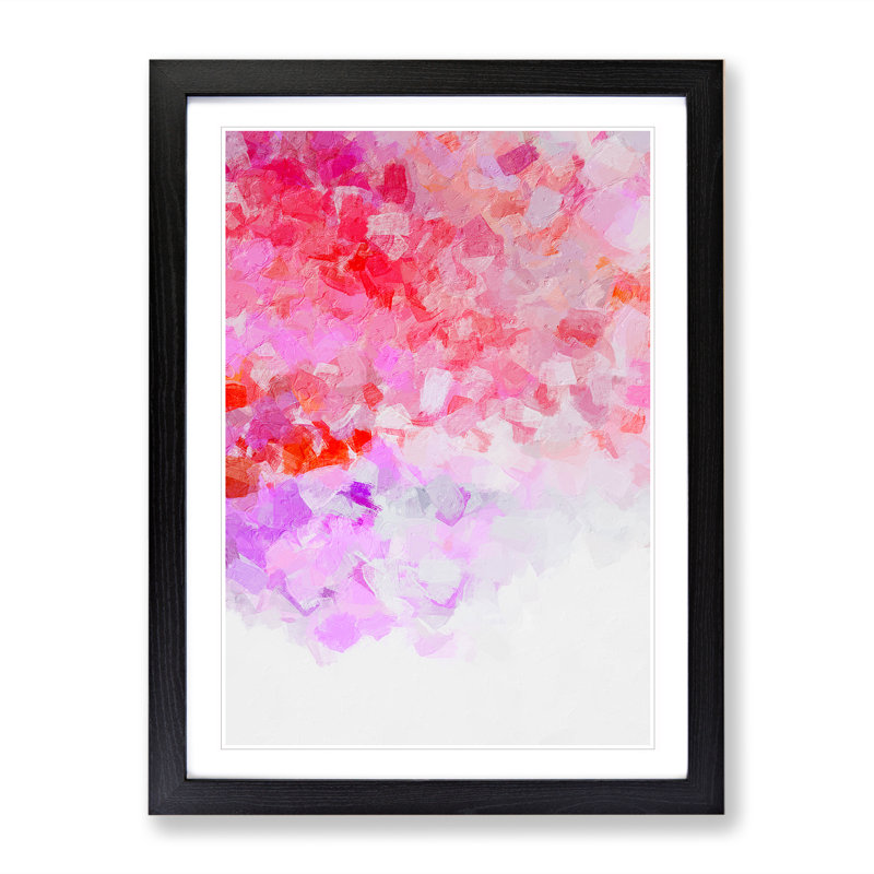 Wind Of Change Abstract - Single Picture Frame Print, 64cm H x 46cm W x 2cm D, Black Framed