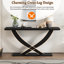 Console rustique avec pieds croisés-458458666