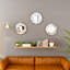 Beveled Frameless Gear Accent Wall Mirror