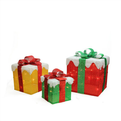 Ensemble de 3 boîtes-cadeaux de Noël