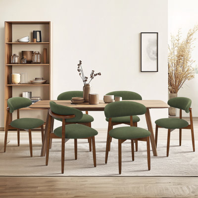 Upholstered Solid Wood Side Chair Dining Chairs