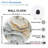 Elegant Abstract Wall Clock Decor for Home Art - 12'' Modern Glass Wall Clock