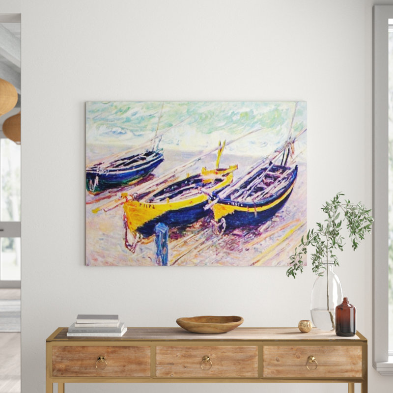 Claude Monet - Wrapped Canvas Painting, 60cm H x 80cm W x 1.8cm D