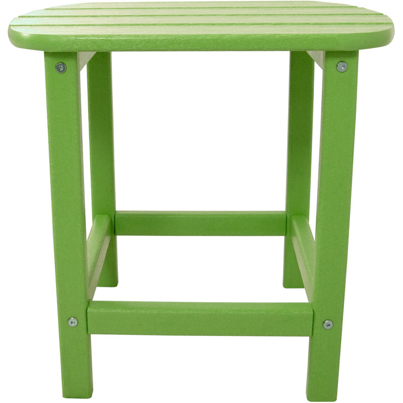 Grafton Square Outdoor Side Table , 19'' in. W 15'' in. D, Lime