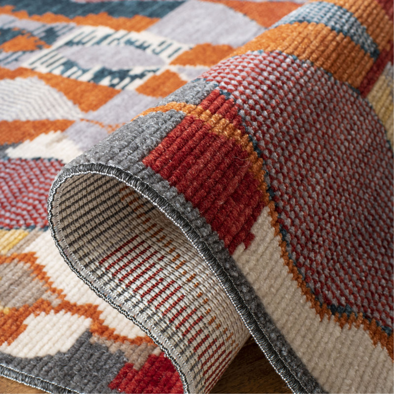 Boothby Performance Abstract Rug, Rectangle 3' x 5'