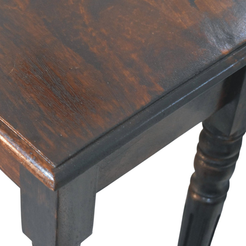Table console à fuseaux