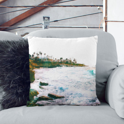 San Diego Seascape Cushion with Filling