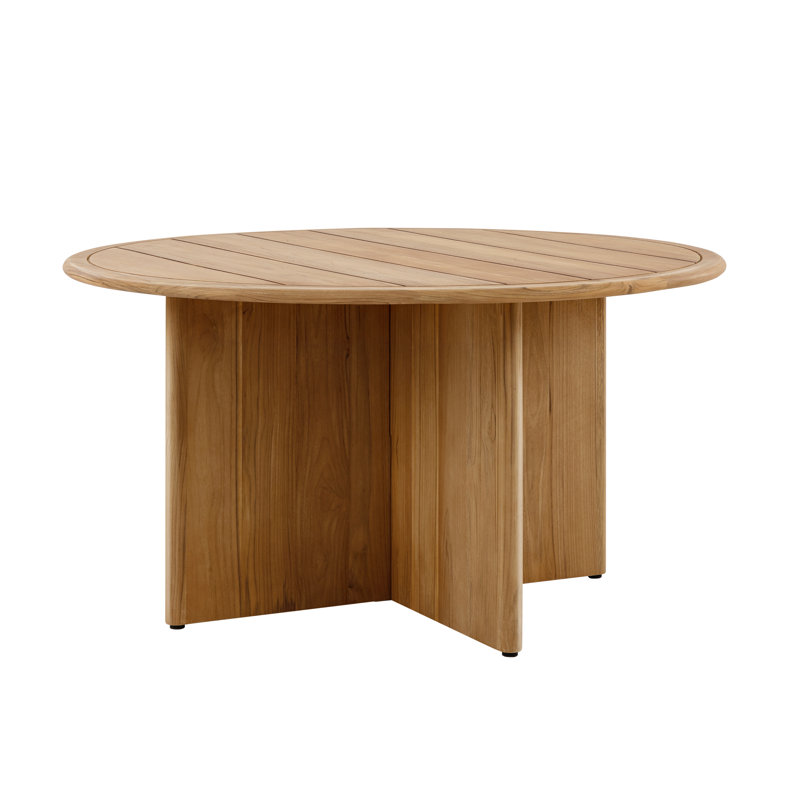 Everlee Outdoor 55" Round Dining Table