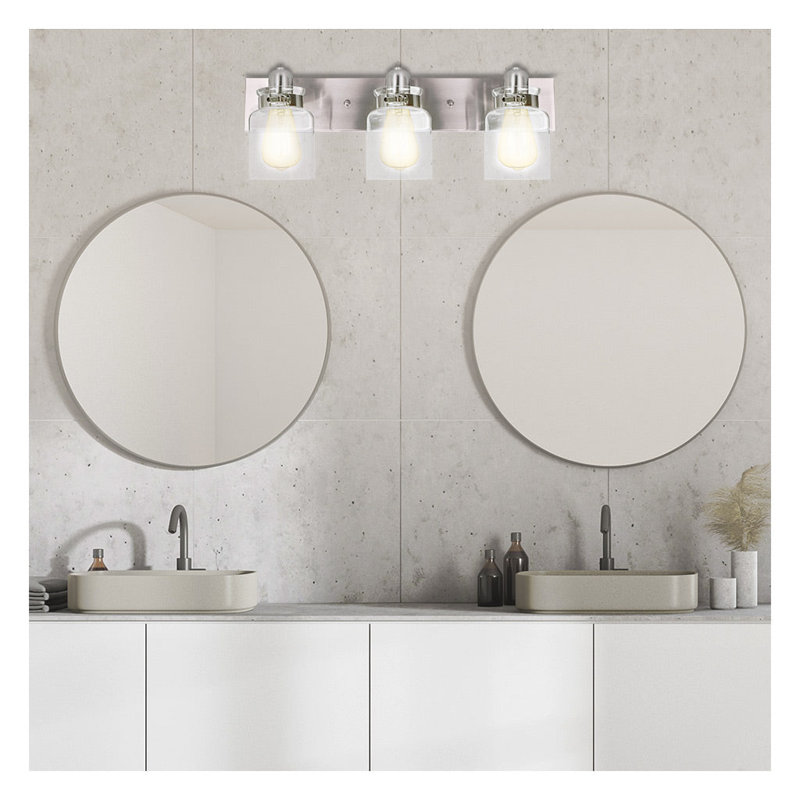 Luminaire de salle de bain à 3 lumières à intensité variable