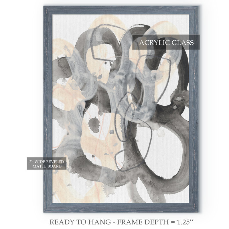 « fouillis circuit iv » par paul cezanne-cadre photo, reproduction d’art, H 28 po x l 38 po x 1,25 po, Toile avec cadre gris