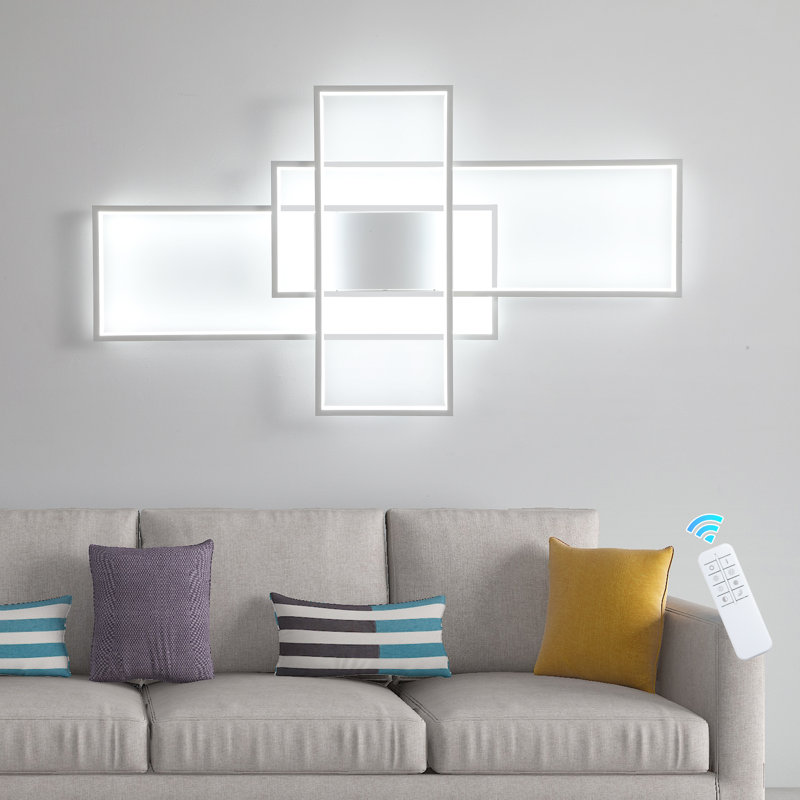 Arlyn 3 - Light 90cm Aluminum LED Dimmable Flush Mounted Sconce, White