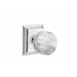 Select Round Knob with Square Rosette
