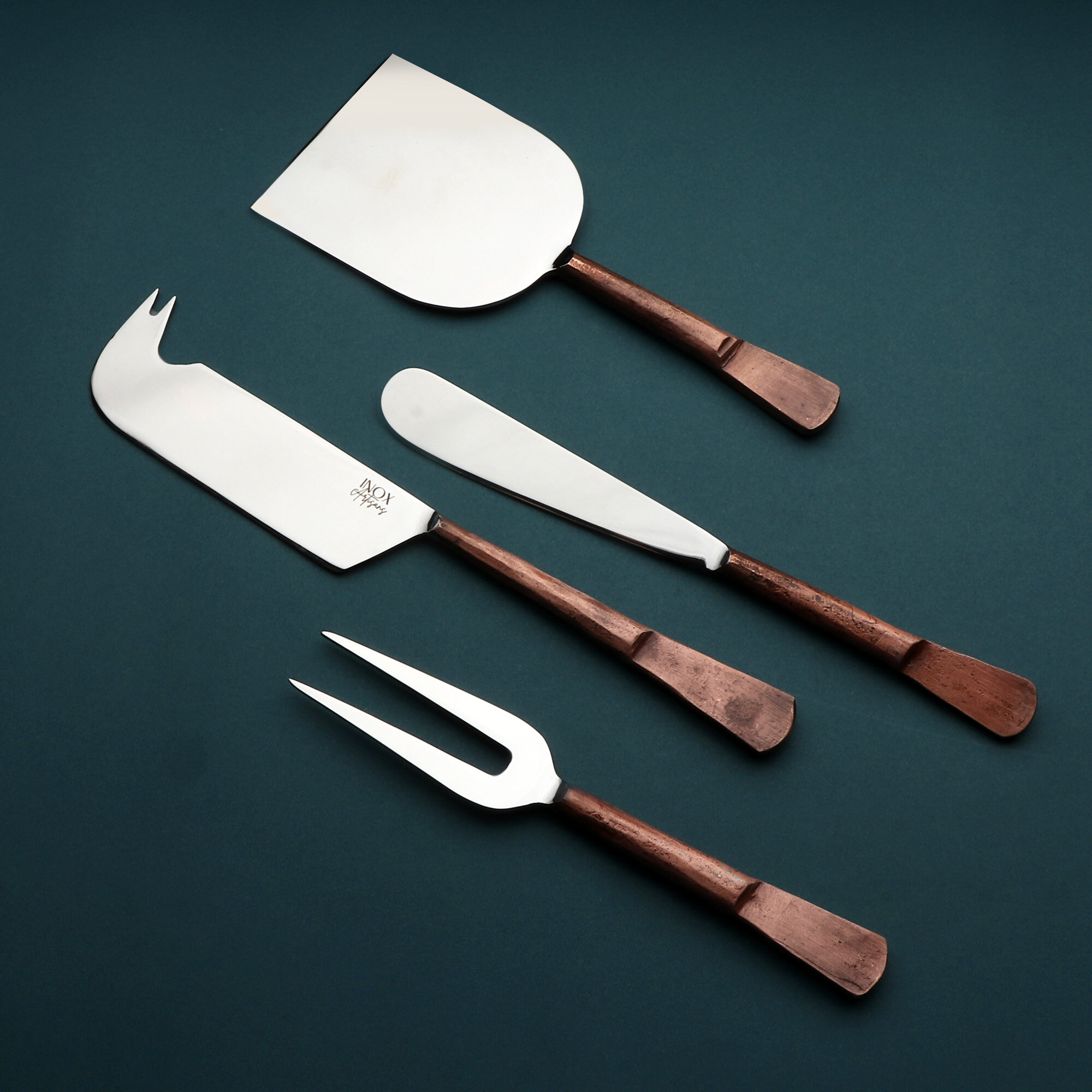 Sundance Design Copper Antique Butter Knife/Spreader 4 PCS. Set