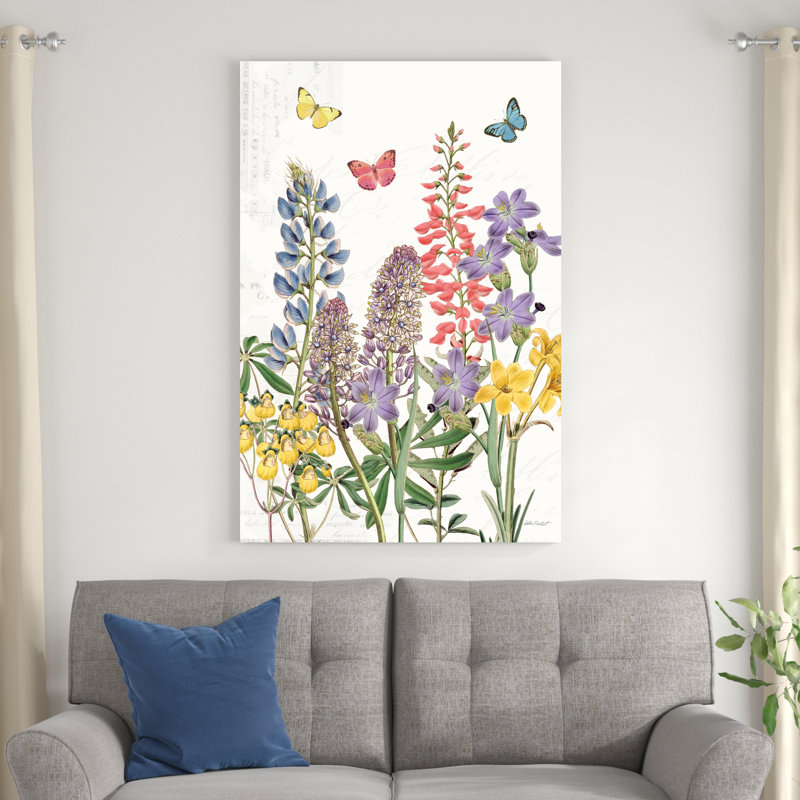 Jardin de Pâques floral VI, H 32 po x l 48 po x P 1,25 po