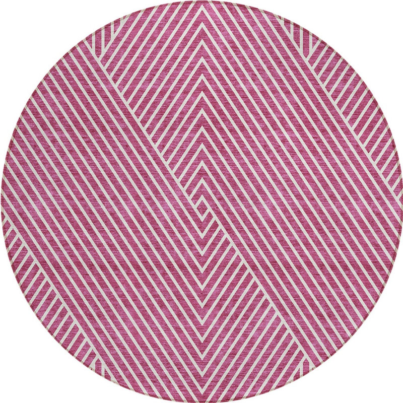 Tapis rond d'intérieur 8 po
