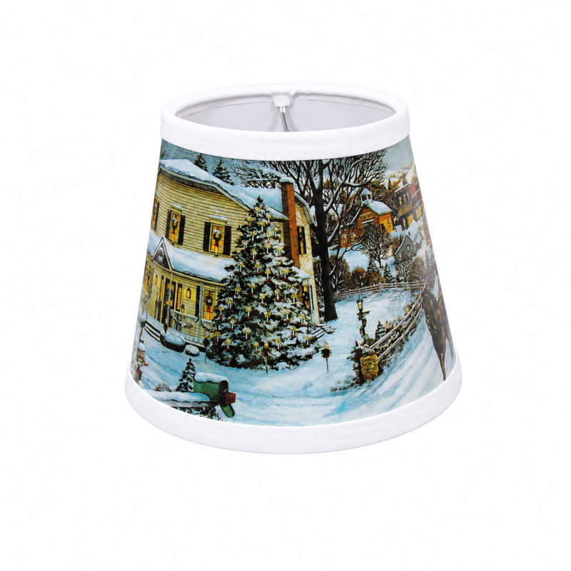 Abat-jour bougie en papier Christmas