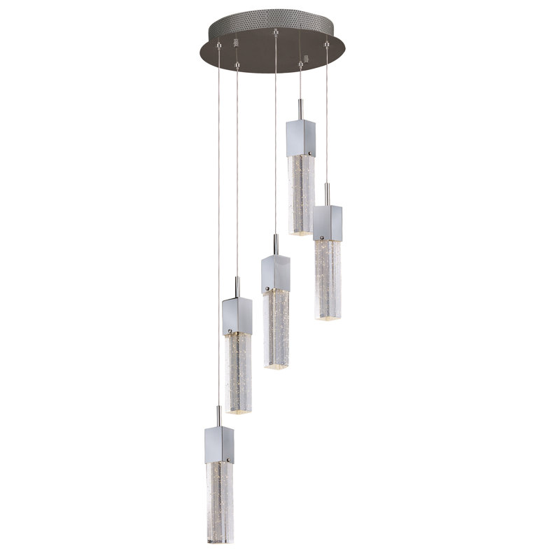 Diphda 5 - Light LED Cluster Pendant