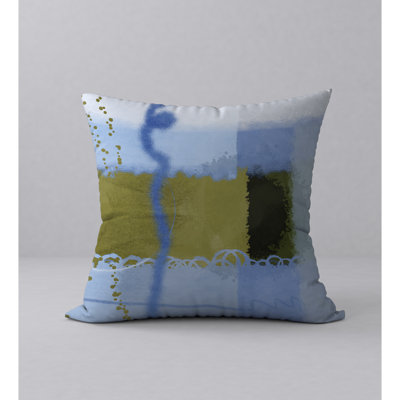 Abstract Reversible Throw Pillow