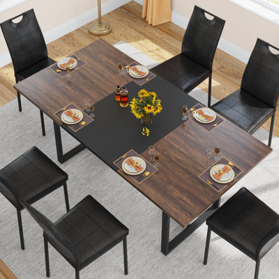 71" Rectangular Dining Table for 6 People