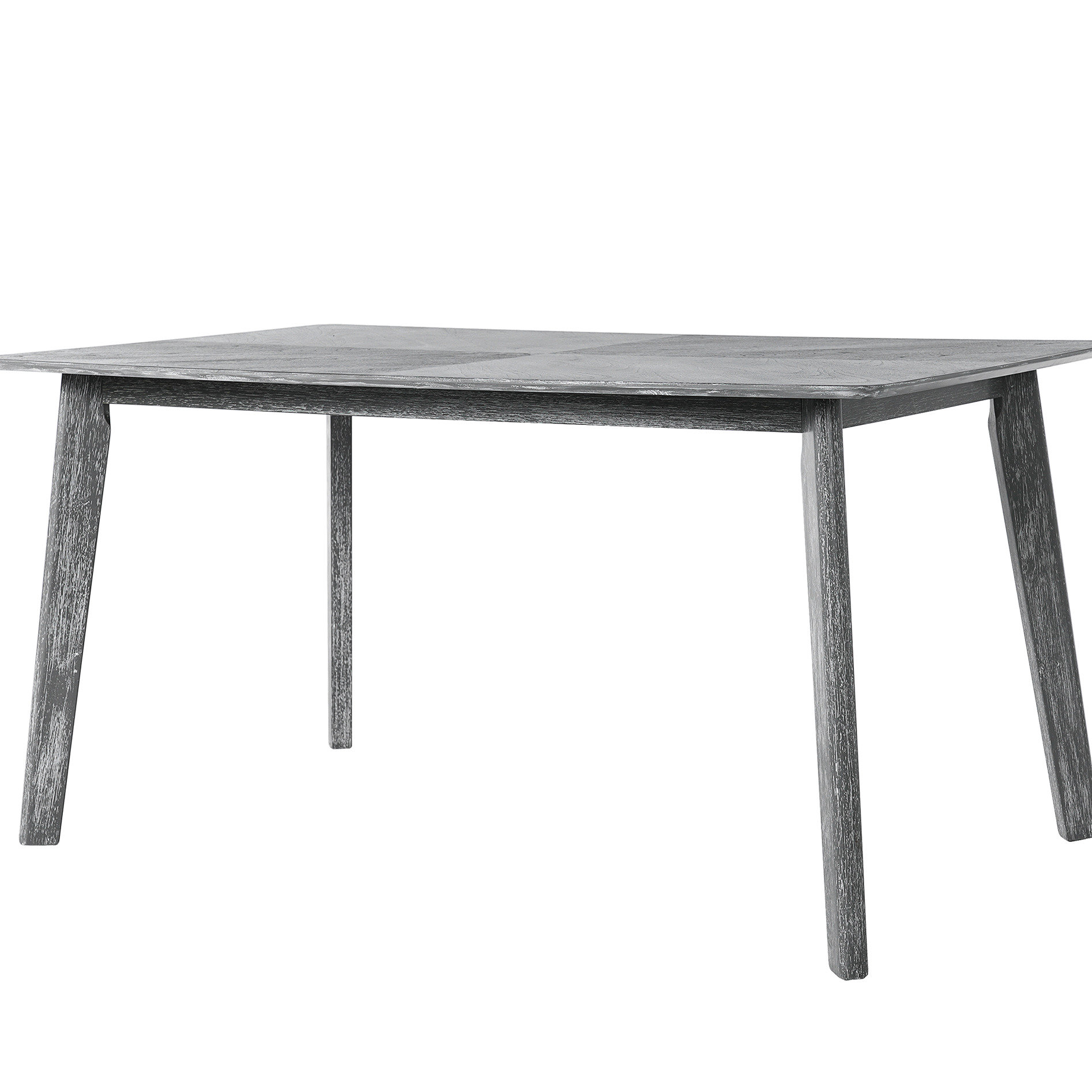 Latitude Run® Classic Rectangular Dining Table For 6, Rustic Design ...