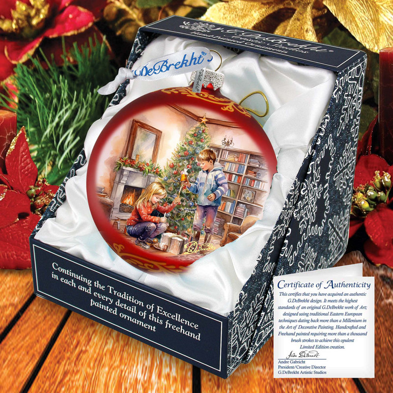 5.5'' Glass Ball Ornament