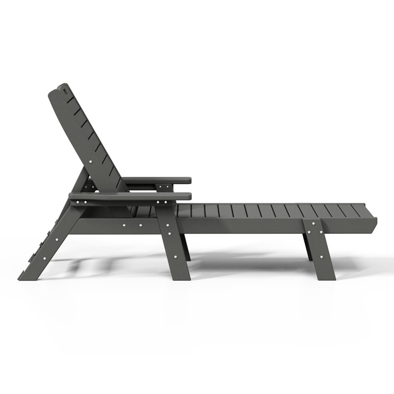 Laguna Outdoor Chaise Lounge, Gray
