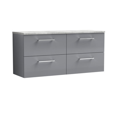 Arno 47.44cm Double Bathroom Vanity Base Only