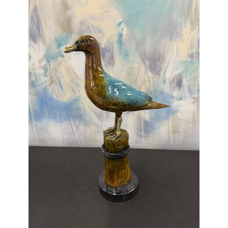 Sculpture en bronze coulé « Harbor Sentinel »
