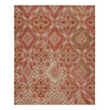 Distressed Homage Hand Knotted Wool Animal Print Area Rug