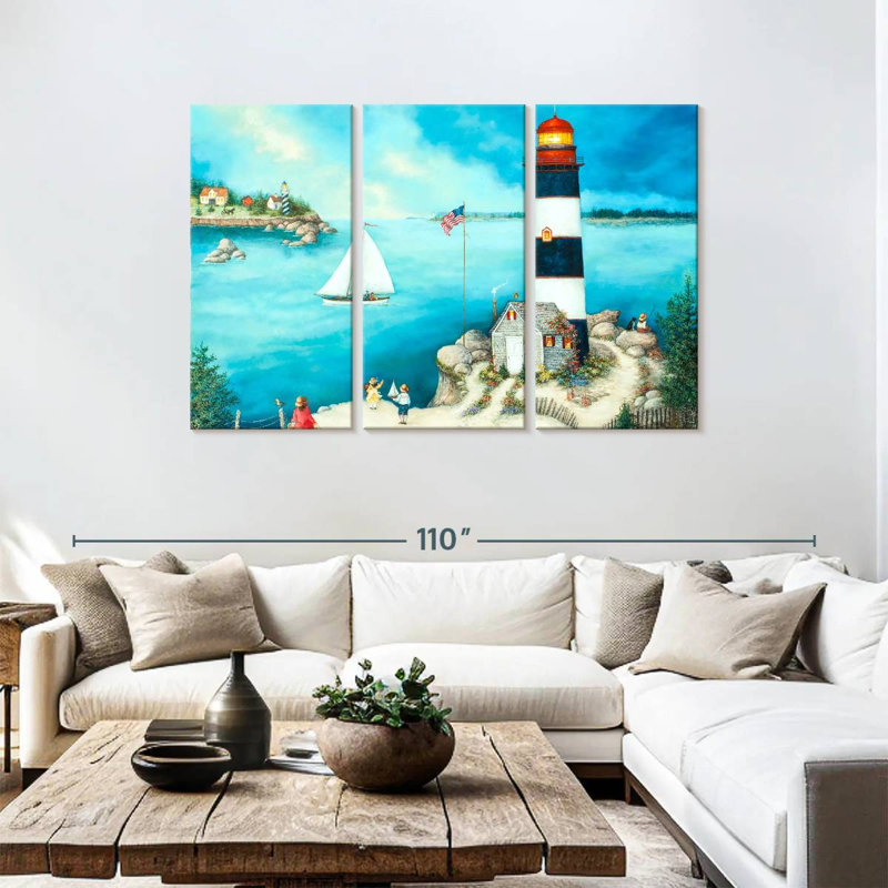 Phare d'Aletra, H 48 po x l 74 po