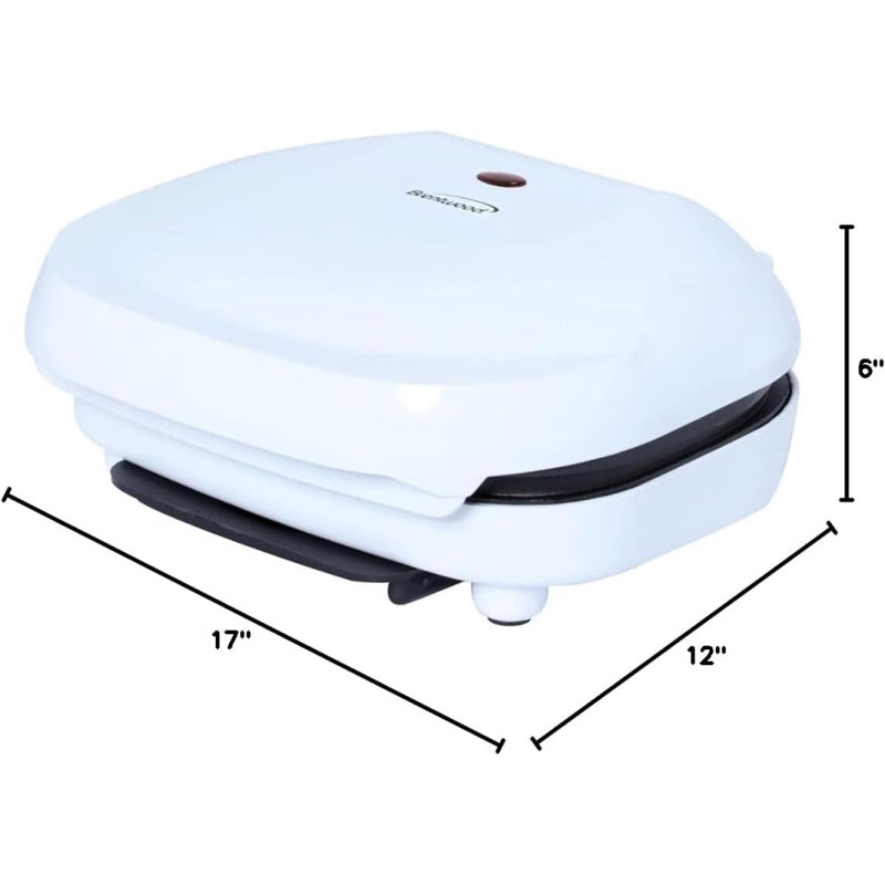 Brentwood Electric Contact Grill 2 Slice Capacity